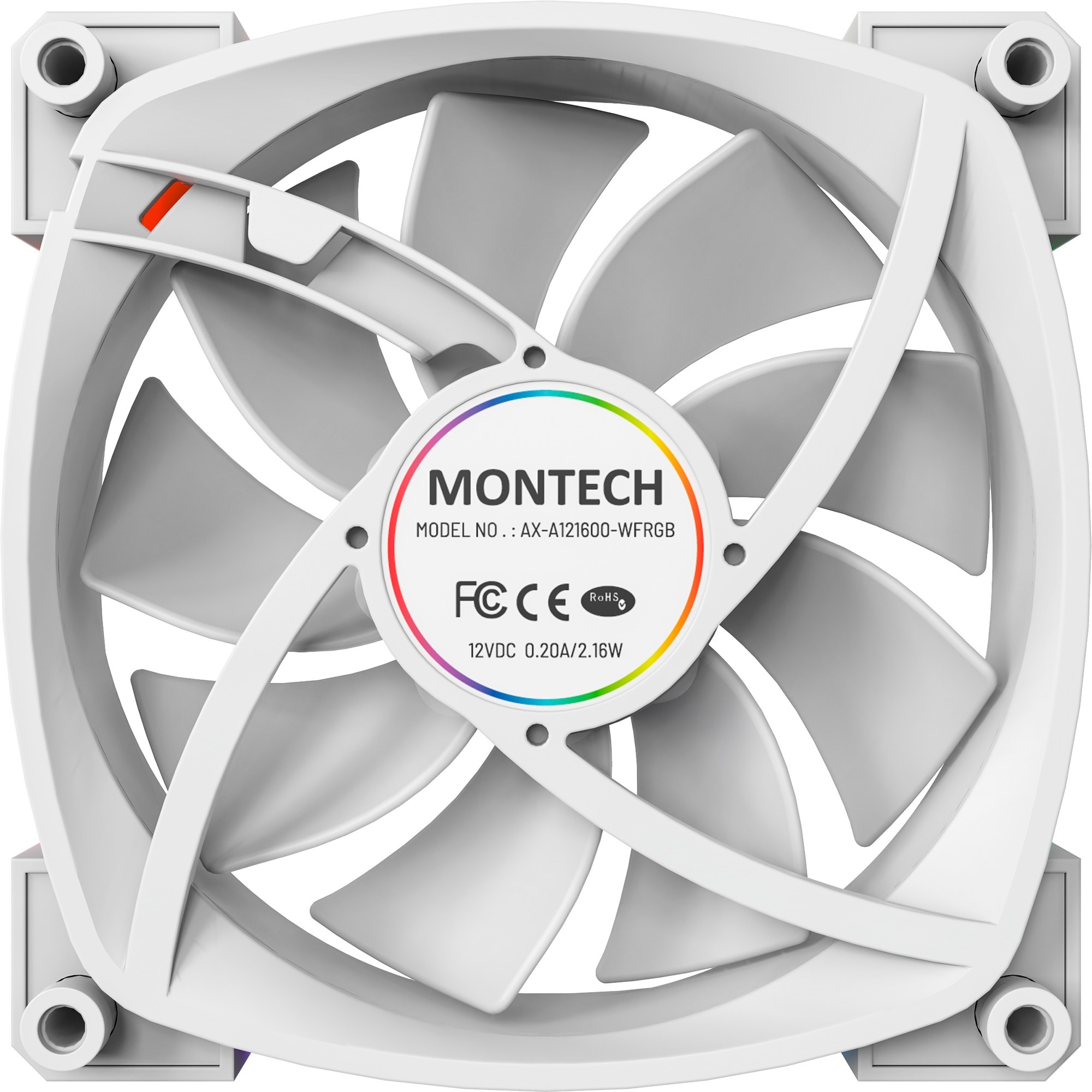 Montech AX120 PWM, Ventola bianco