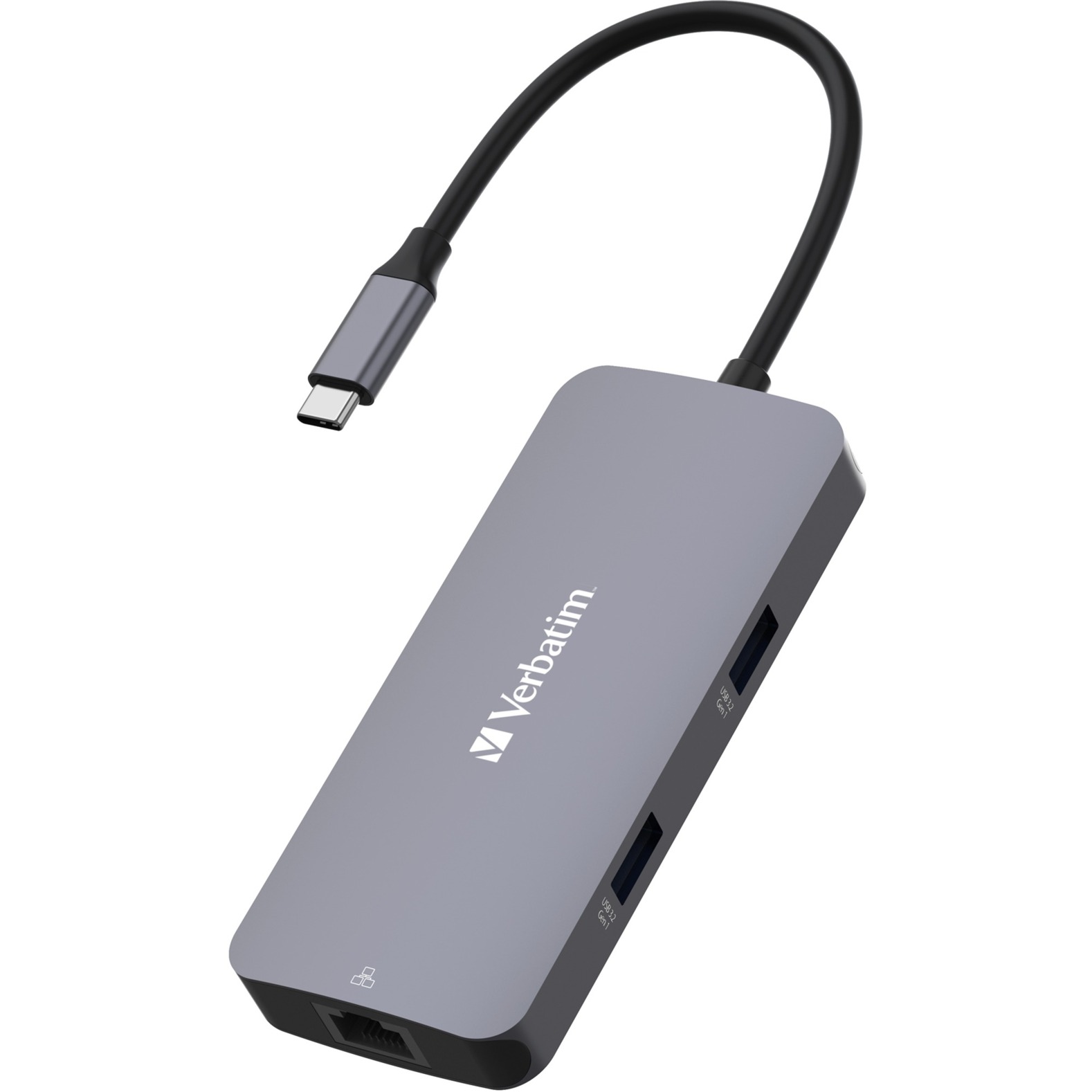 Verbatim USB-C Pro Multiport Hub 5 In 1, Multiport Adattatore USB-C A Hdmi, RJ45, USB-A E USB-C Pd, Per Mac, Macbook Pro/Air, Ipad Pro, Thinkpad, Windows Computer, Laptop E Co
