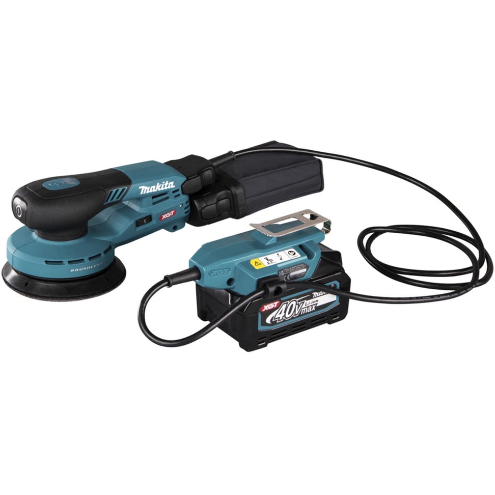Makita Bo 001 Cgz Levigatrice Rotorbitale A Batteria 40 V Max. 125 Mm 5,0 Mm Di Corsa Brushless Solo - Senza Batteria, Senza Caricabatterie
