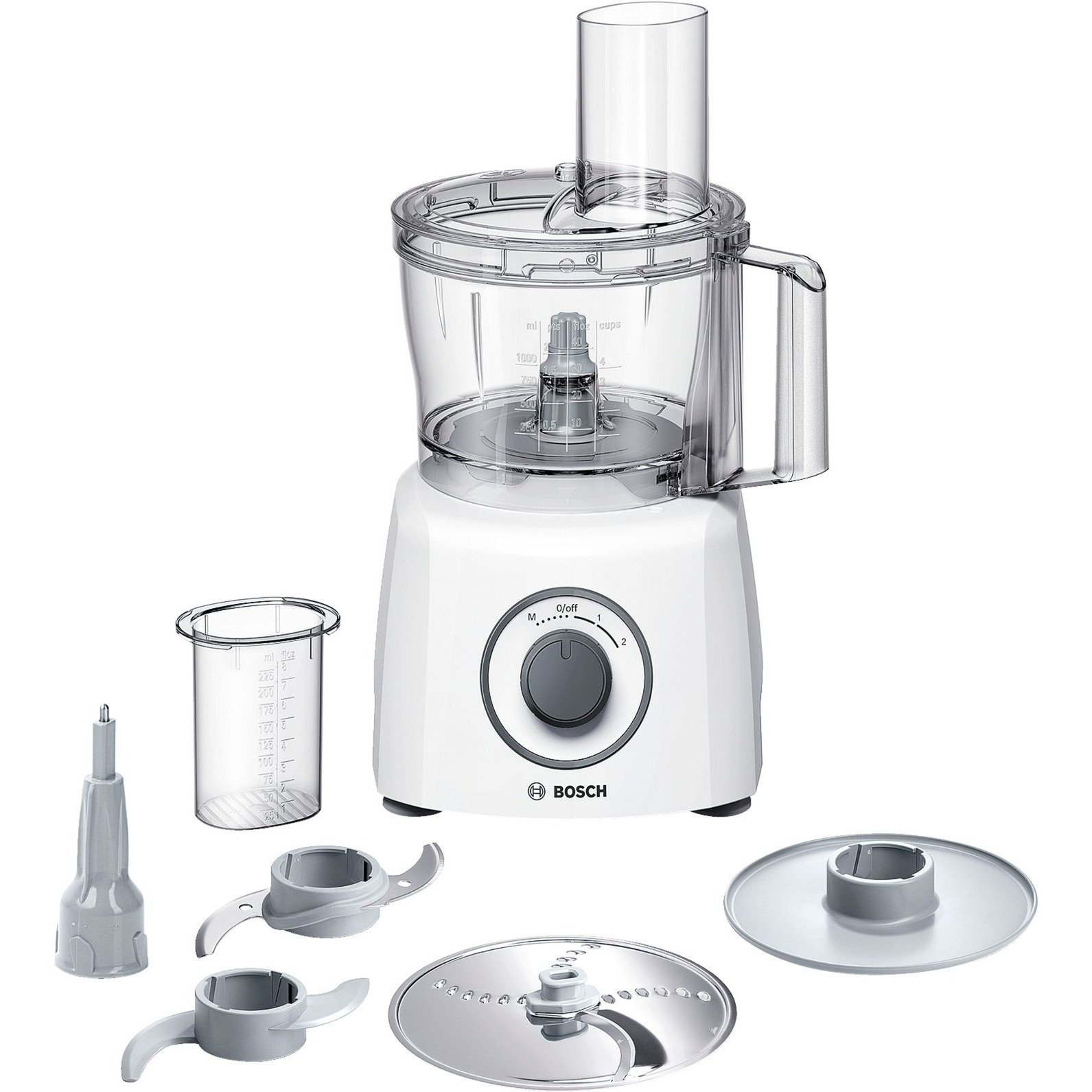 BOSCH MCM3100W ROBOT DA CUCINA, 800 W, capacità ciotola 2,3 l, Bianco-image