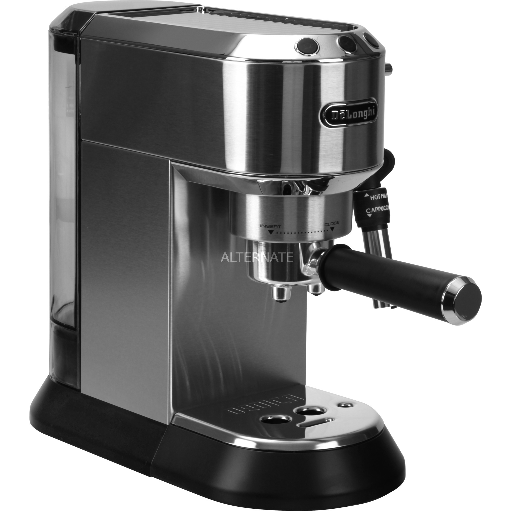 DeLonghi EC685.M Dedica Style Macchina da Caffe' Sistema Manuale Potenza 1300 W Capacita' 1,1 Litri Thermoblock Cappuccino System Metal
