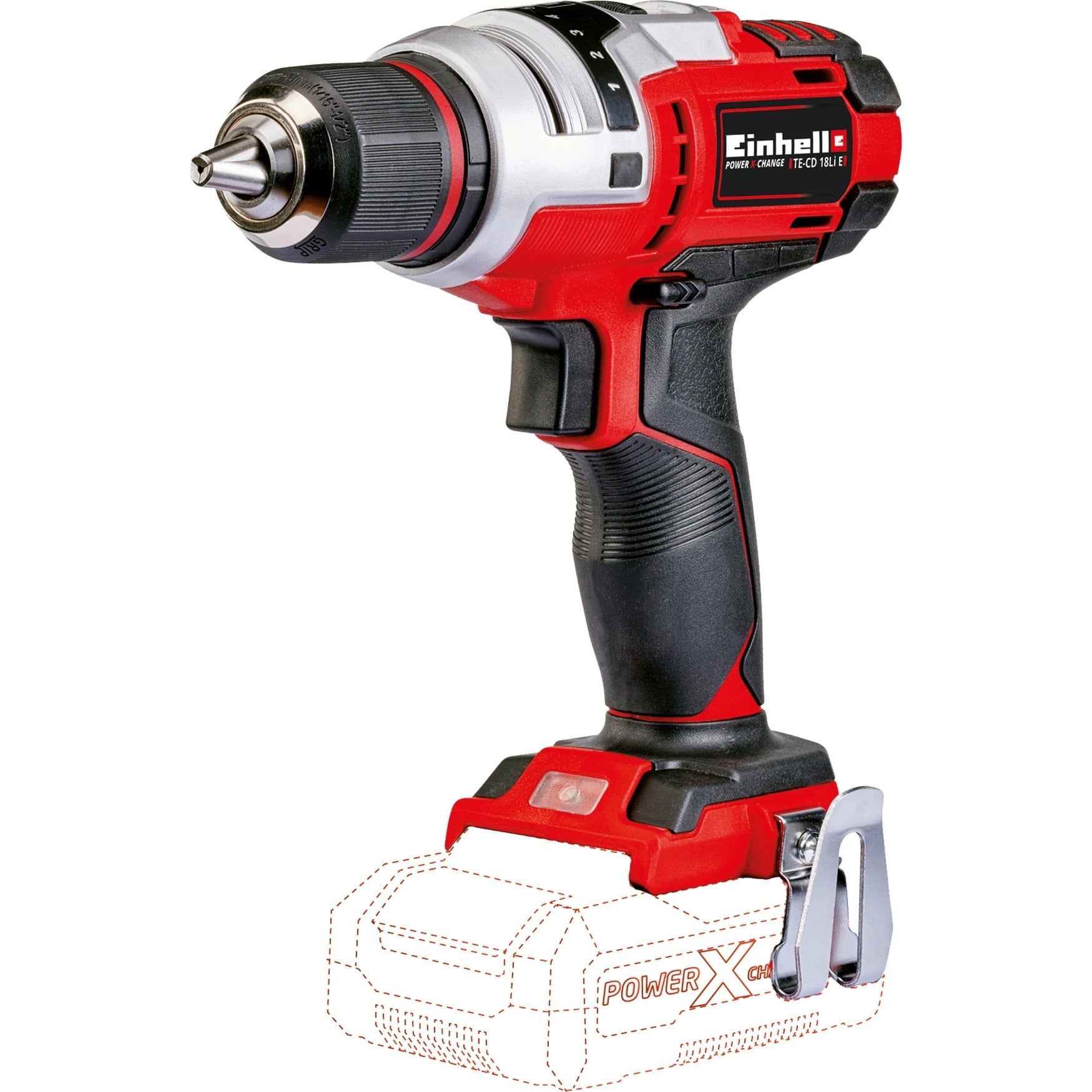 TE-CD 18 Li e - solo Trapano con impugnatura a