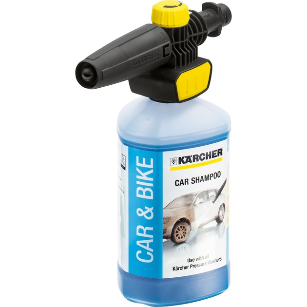 KäRcher Accessorio Per Idropulitrice - Schiumogeno Connect `N Clean Car Shampoo Edition (+1 Lt Car Shampoo) Per Idropulitrici Max 160 Bar