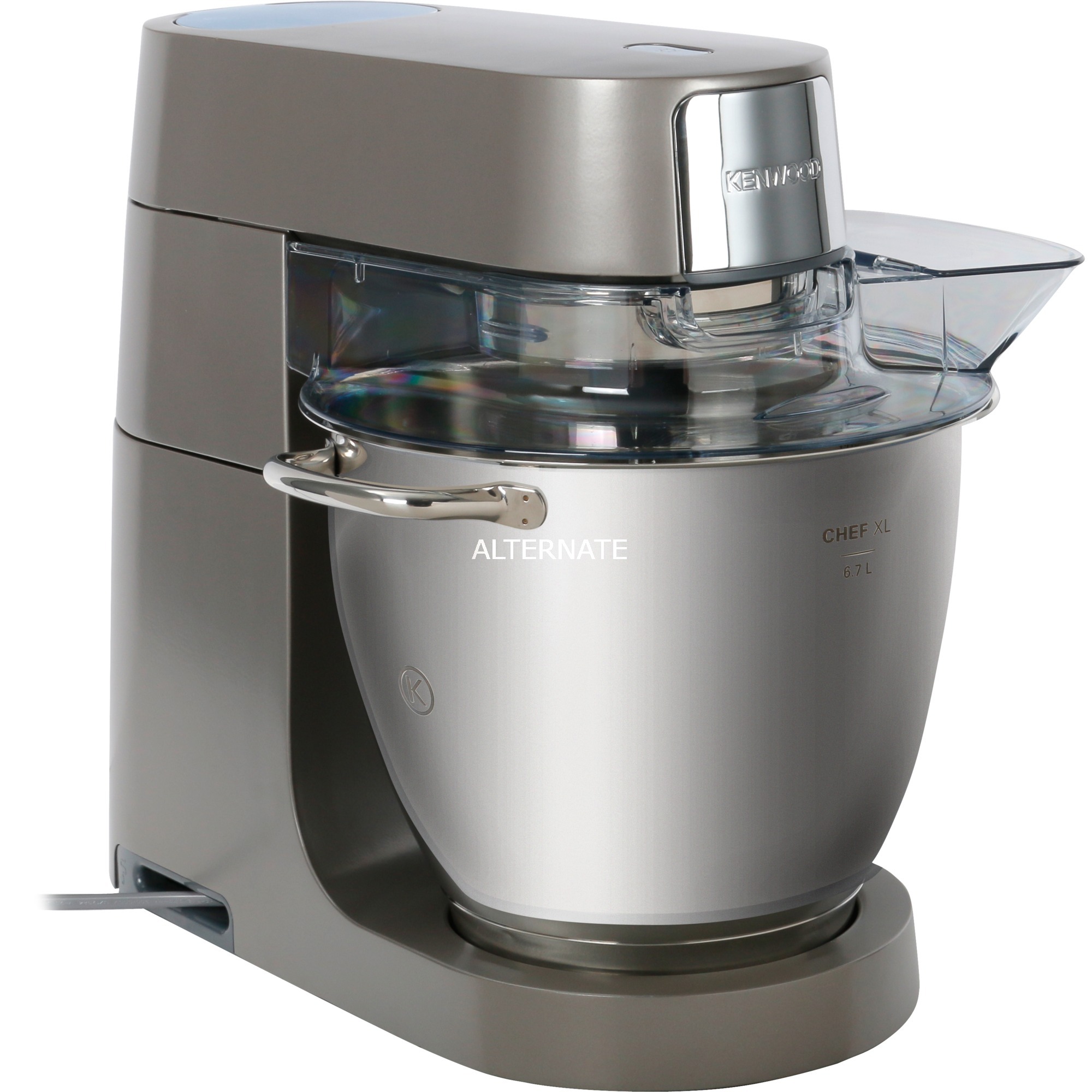 Kenwood Kenwood Chef Xl Titanium Kvl8320s 1 700 Watt Robot Da Cucina Argento 6 7 L Argento Manopola Acciaio Inossidabile Acciaio Inossidabile Stainless Steel Titanium Stainless Steel