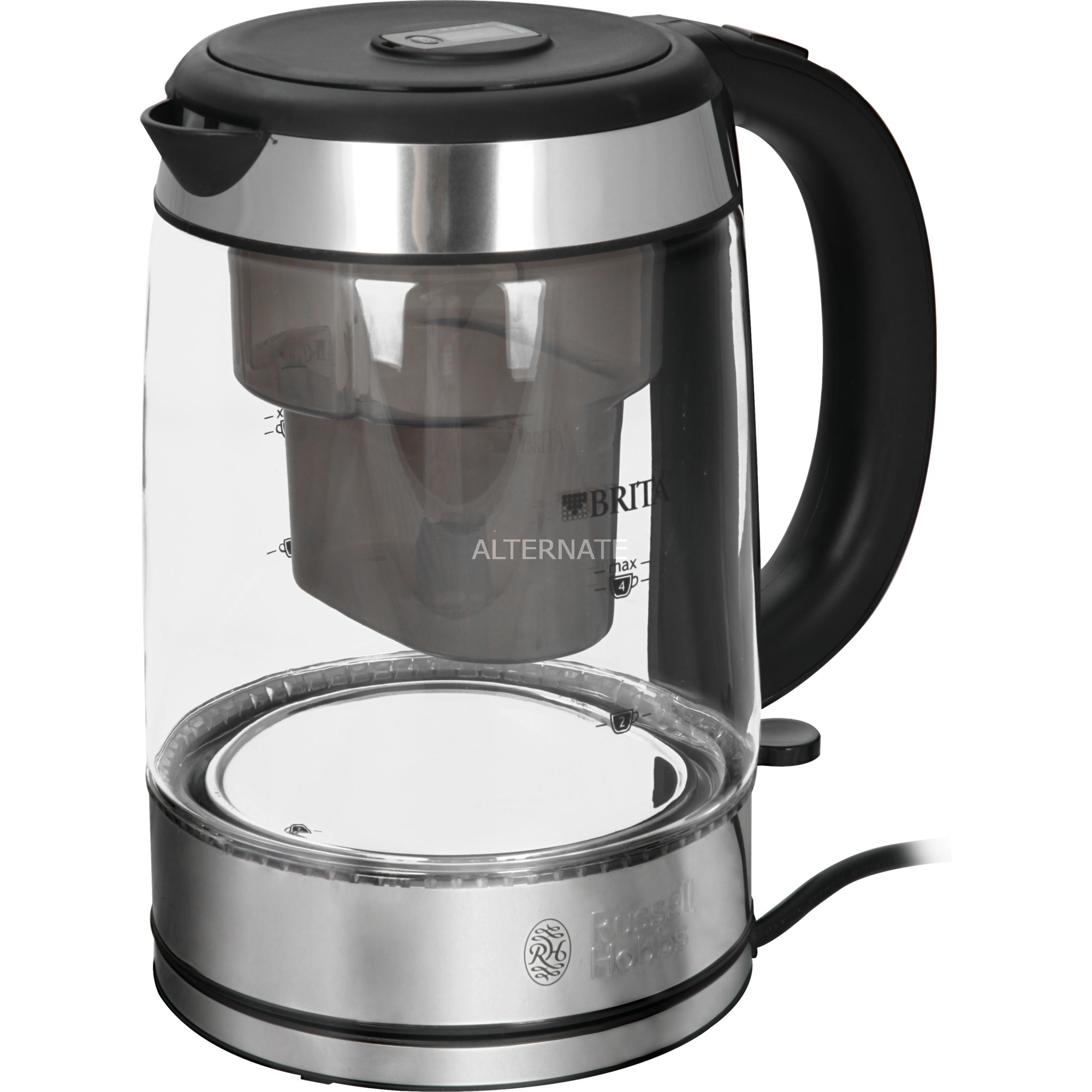 Clarity bollitore elettrico 1,5 L 2200 W Acciaio