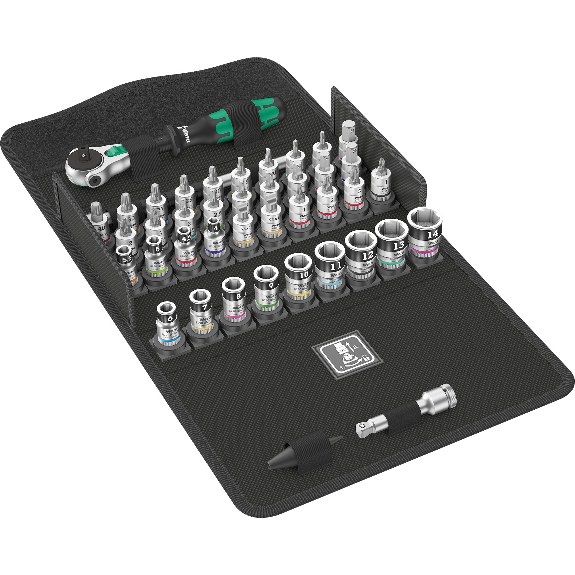 8100 SA All-in Set di chiavi a bussola 42 pezzo(i)...