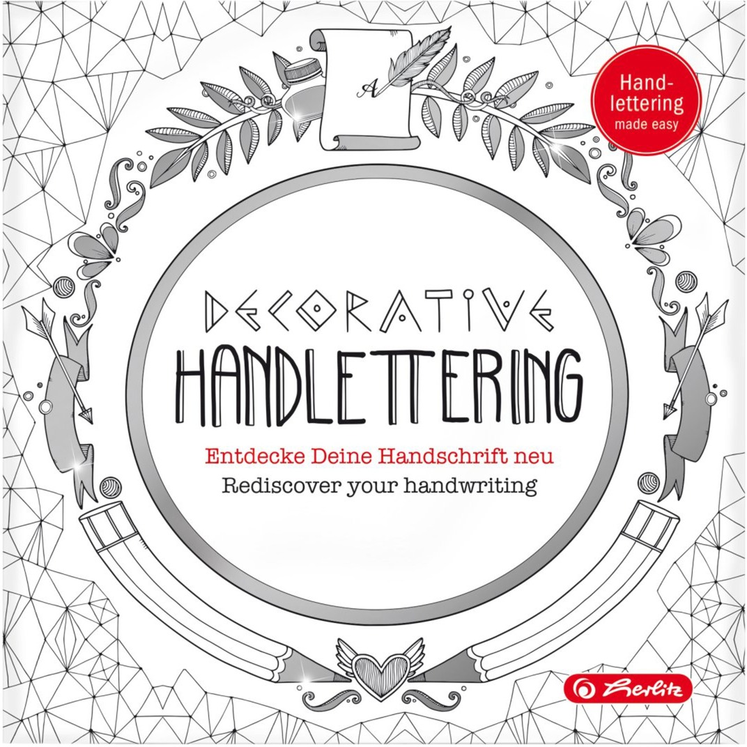 Decorative Handlettering Libro da colorare