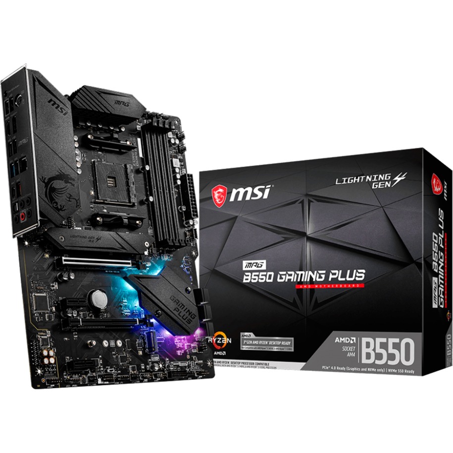 MSI MPG B550 Gaming Plus AMD B550 Socket AM4 ATX-image