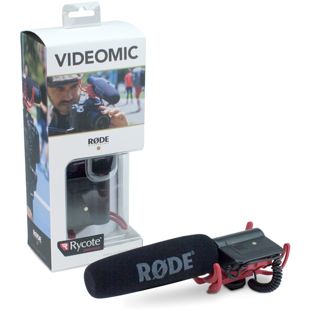 RØDe Videomic Pro Microfono Shotgun Professionale On-Camera Con Filtro Passa-Alto E Pad Per Produzione Cinematografica, Creazione Di Contenuti E Registrazione In Location-image