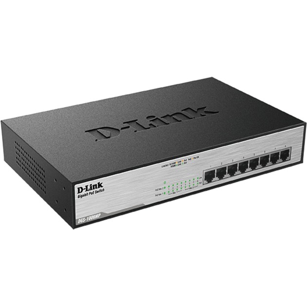 DGS-1008MP switch di rete Non gestito Gigabit