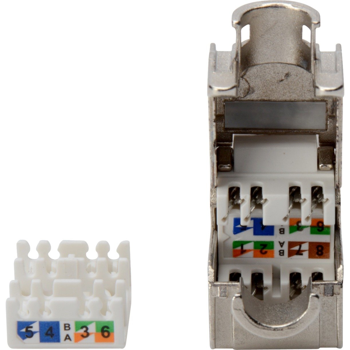 Digitus DN-93512 modulo Keystone, Modulo di Keystone Argento, RJ45, LSA