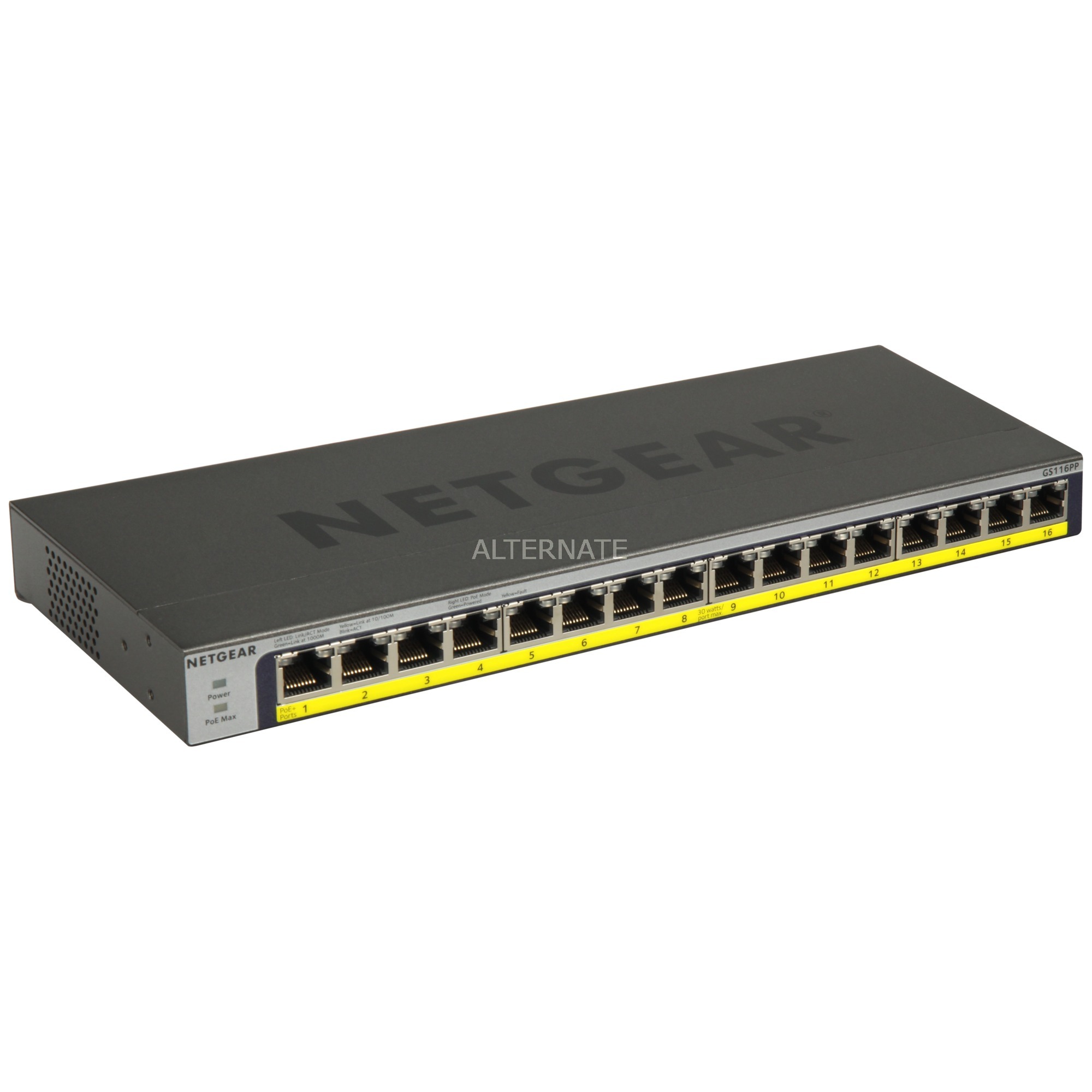 GS116PP Non gestito Gigabit Ethernet (10/100/1000)...