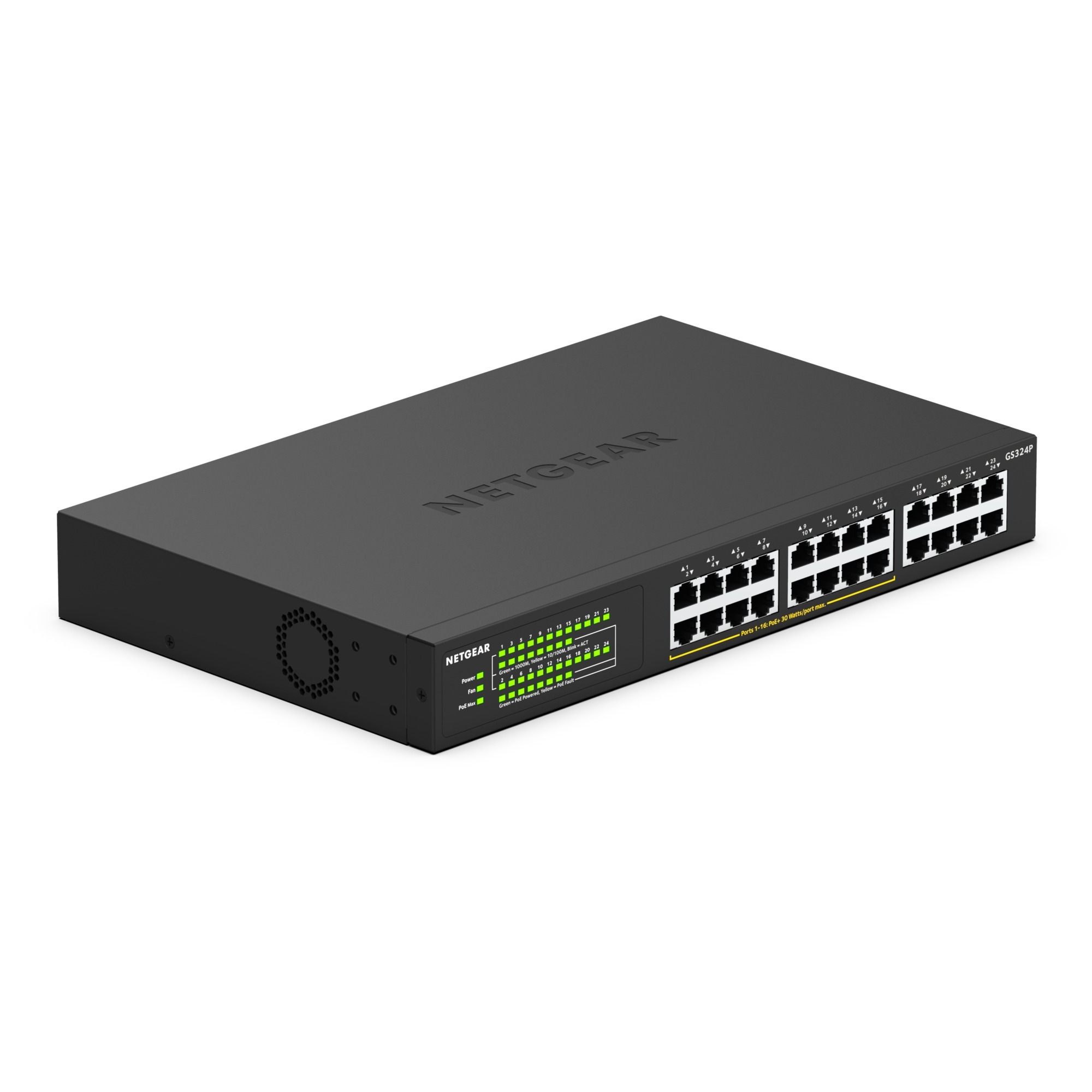 GS324P Non gestito Gigabit Ethernet (10/100/1000)