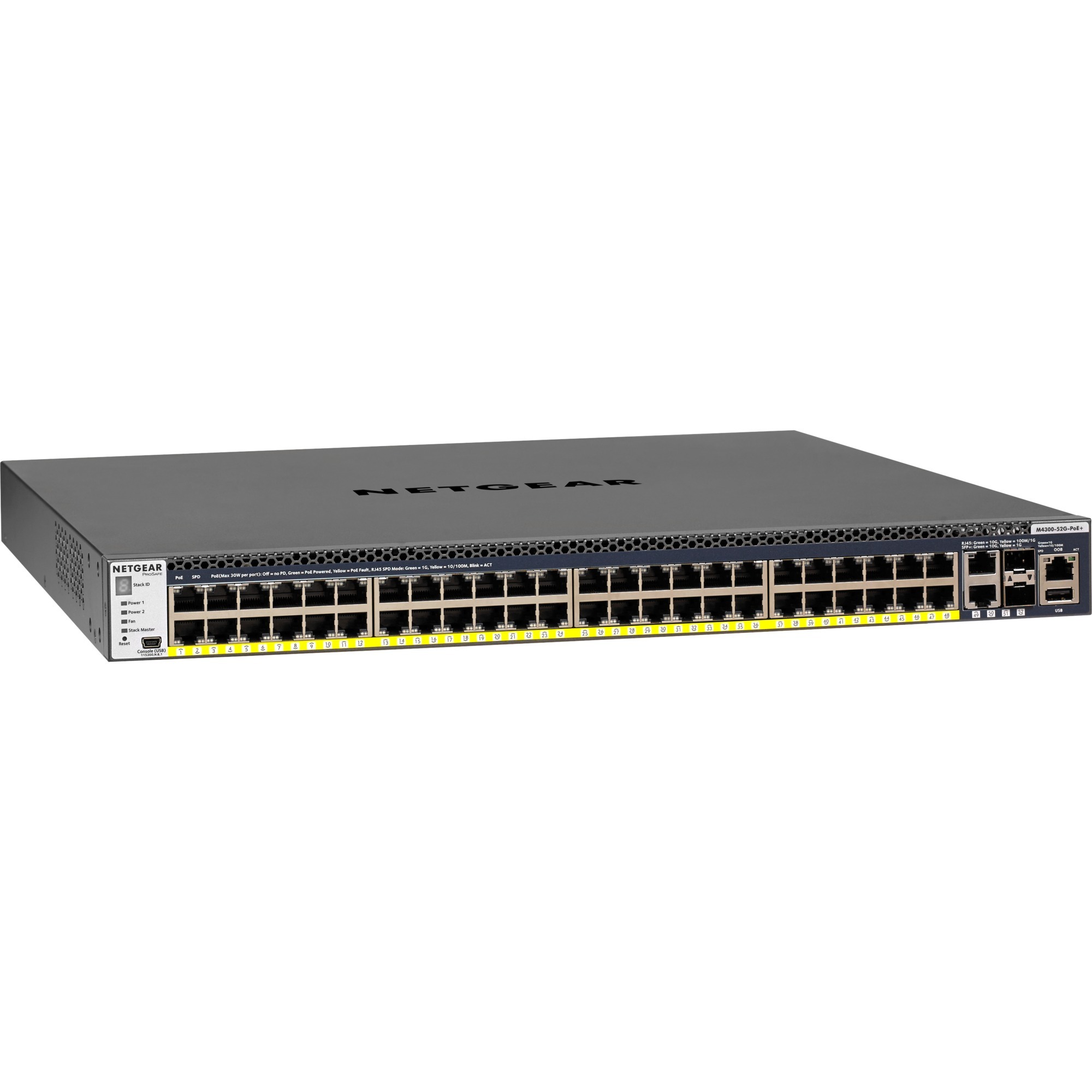 M4300-52G-PoE+ 1000W PSU Gestito L2/L3/L4 Gigabit