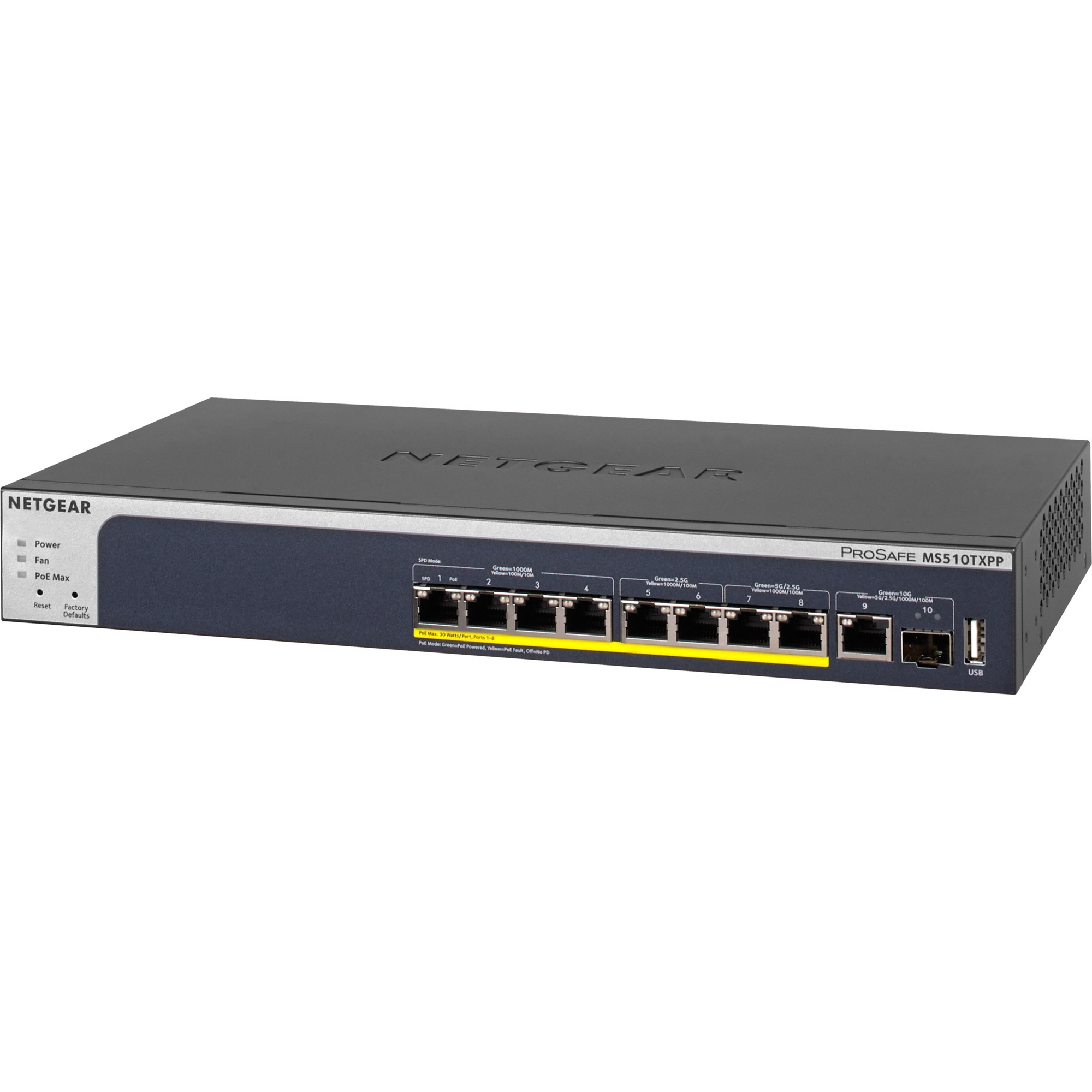 MS510TXPP Gestito L2/L3/L4 10G Ethernet