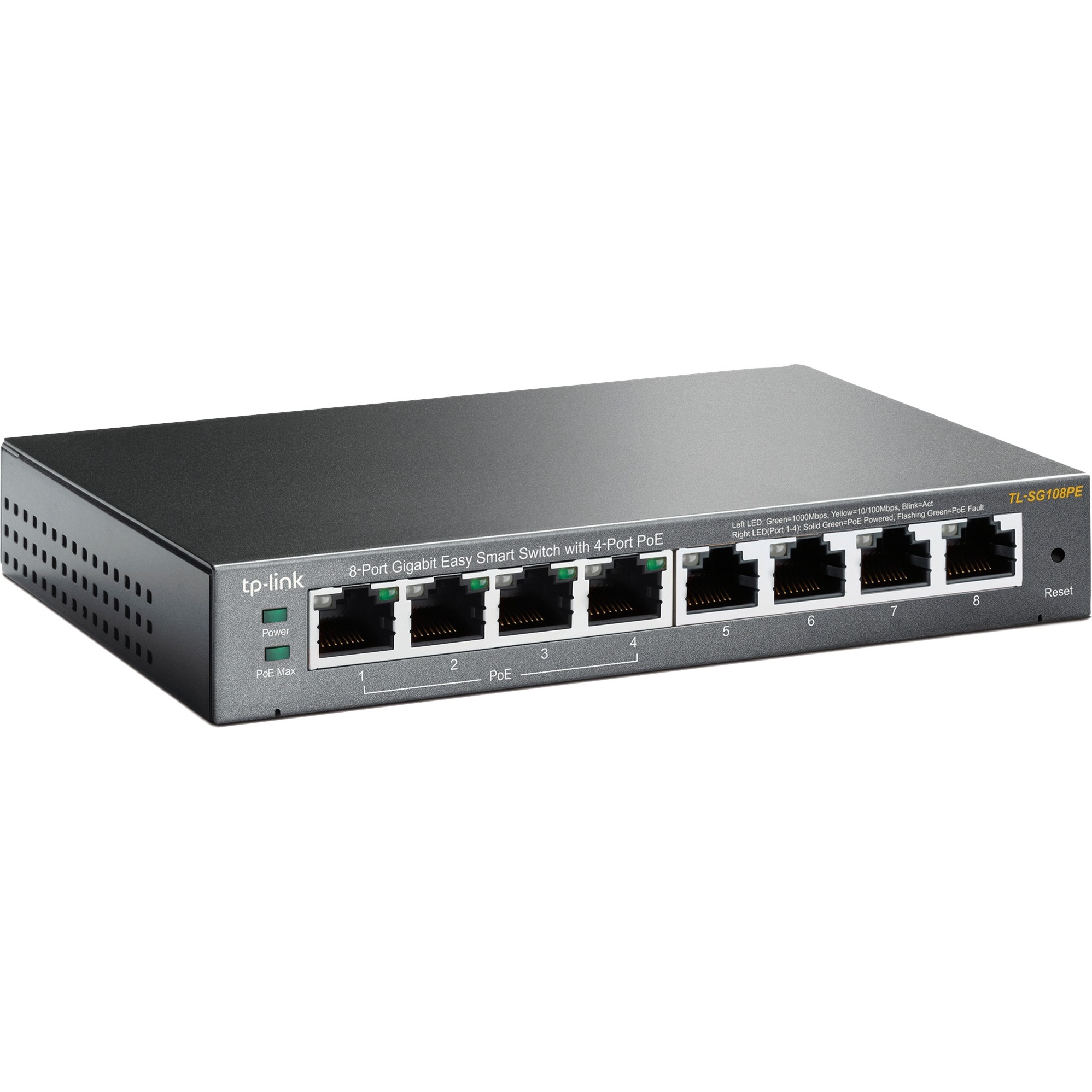 TL-SG108PE Gestito L2 Gigabit Ethernet