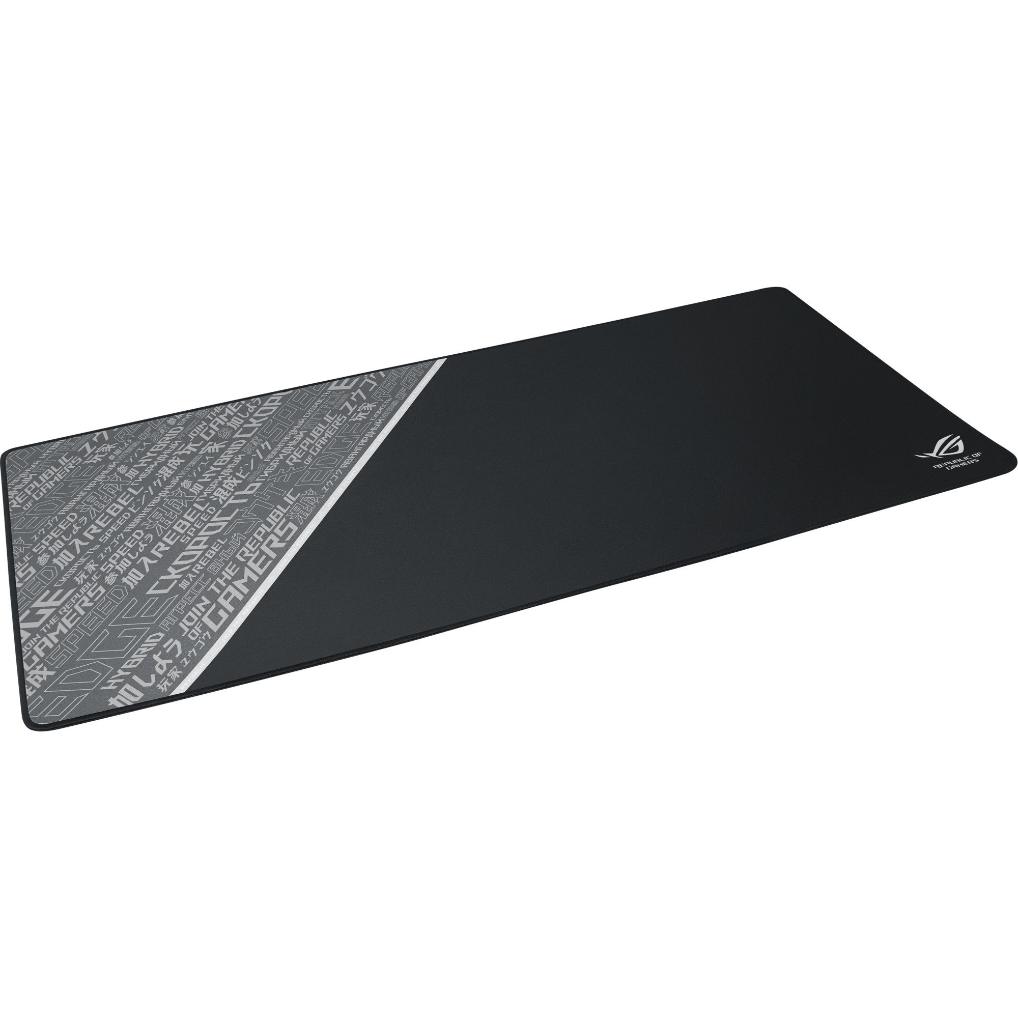 Asus Rog Sheath Blk Ltd Extra-Large Xxl Size Extended Gaming Mouse Pad With Anti-Fray Stitching, And Non-Slip Base, Nero/Grigio-image