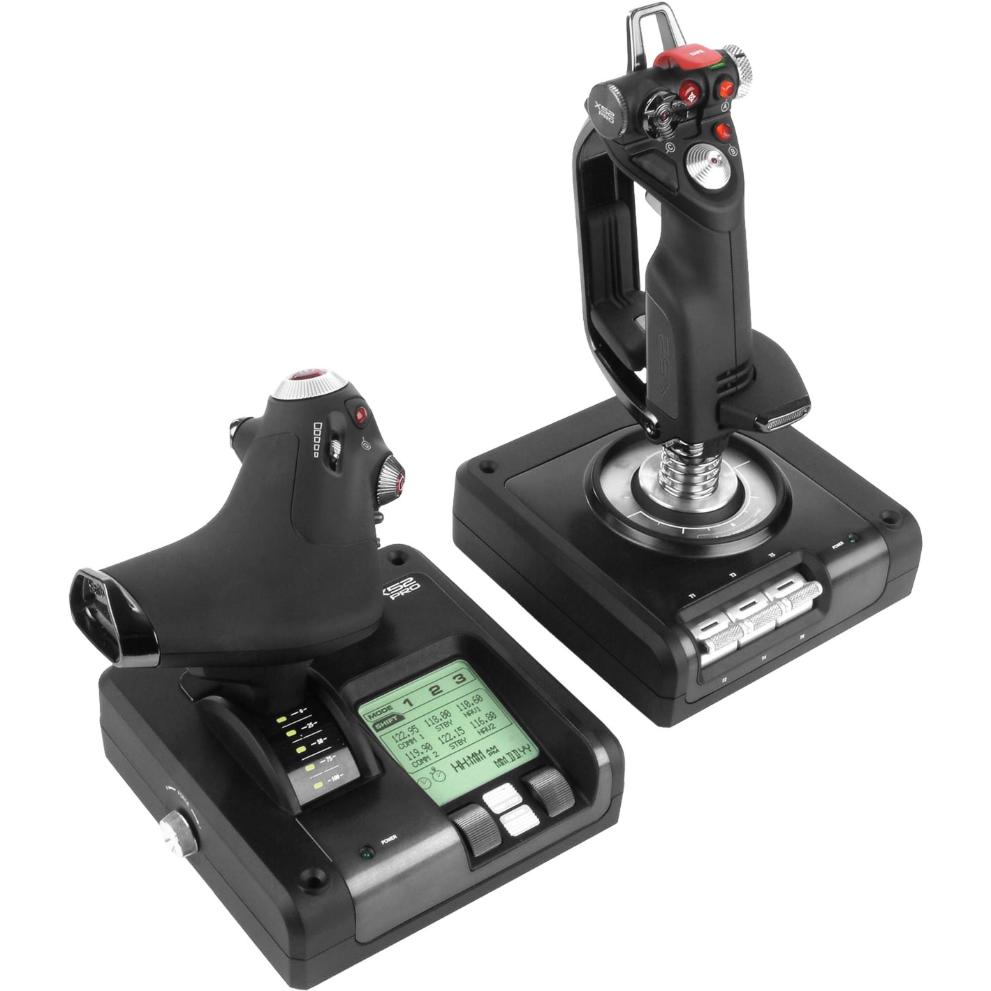 Flight Control System Nero, Argento USB 2.0