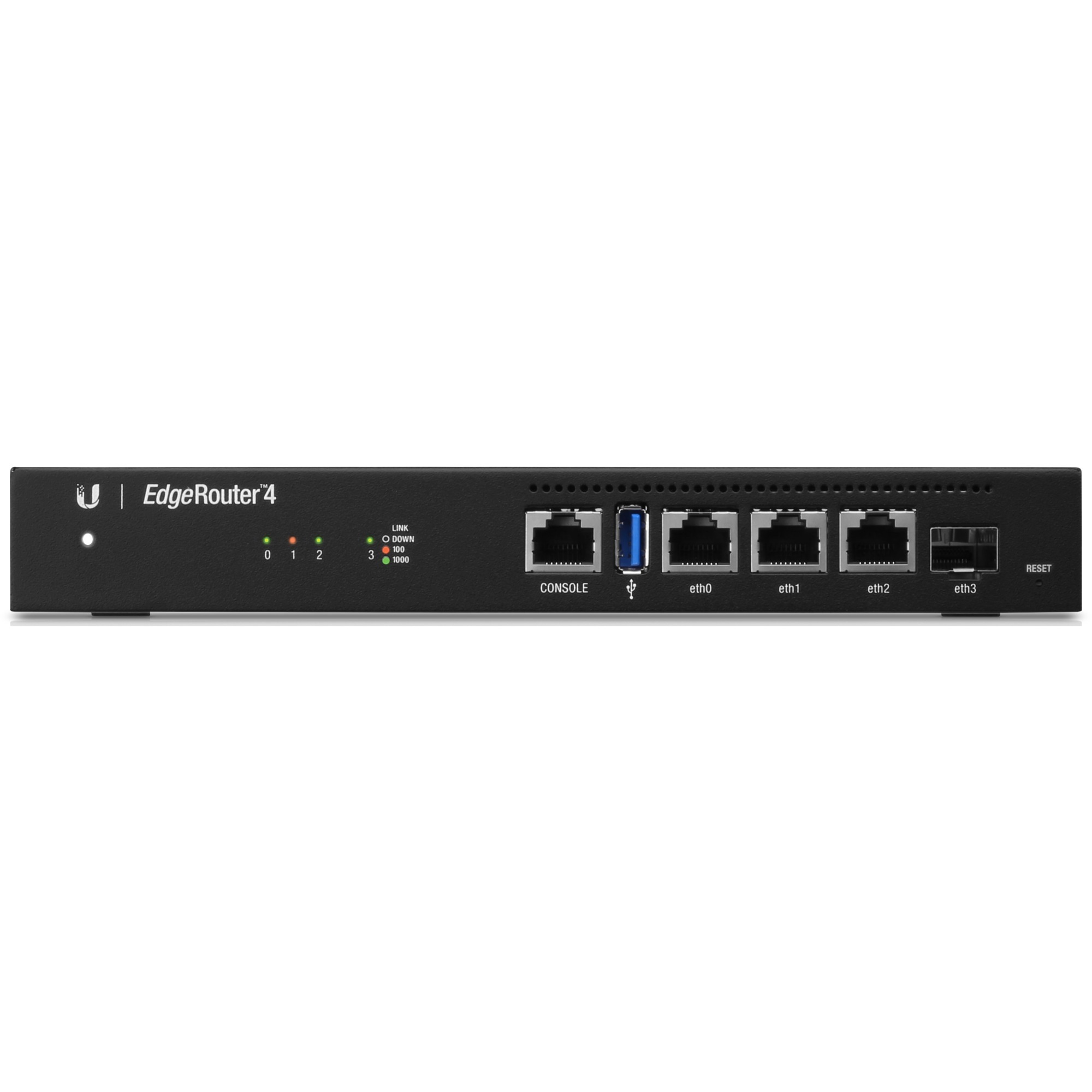 EdgeRouter 4 router cablato Gigabit Ethernet Nero