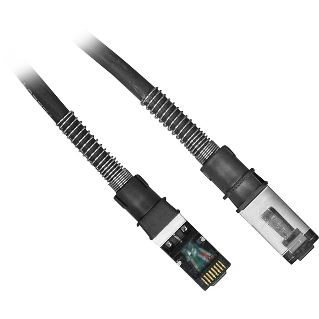 PK-PCI6-F-8 cavo di rete Nero 2,4 m Cat6a U/FTP