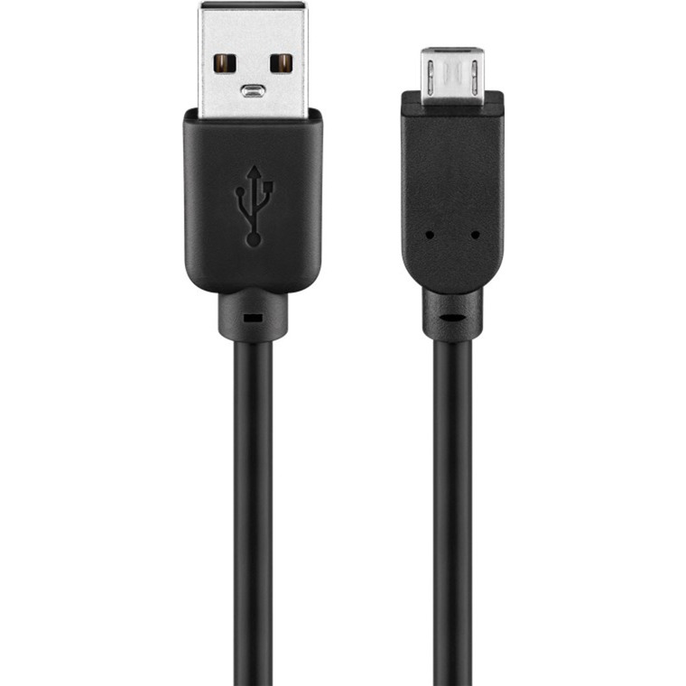 93920 cavo USB 3 m USB 2.0 Micro-USB B USB a Nero