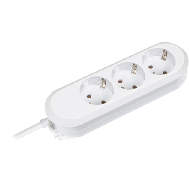 3x Schuko H05VV-F 3G 1.50mm² 16A/3680W 3m