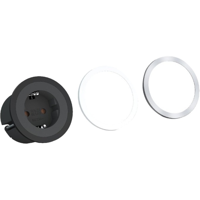 926.001 presa energia Tipo F Nero