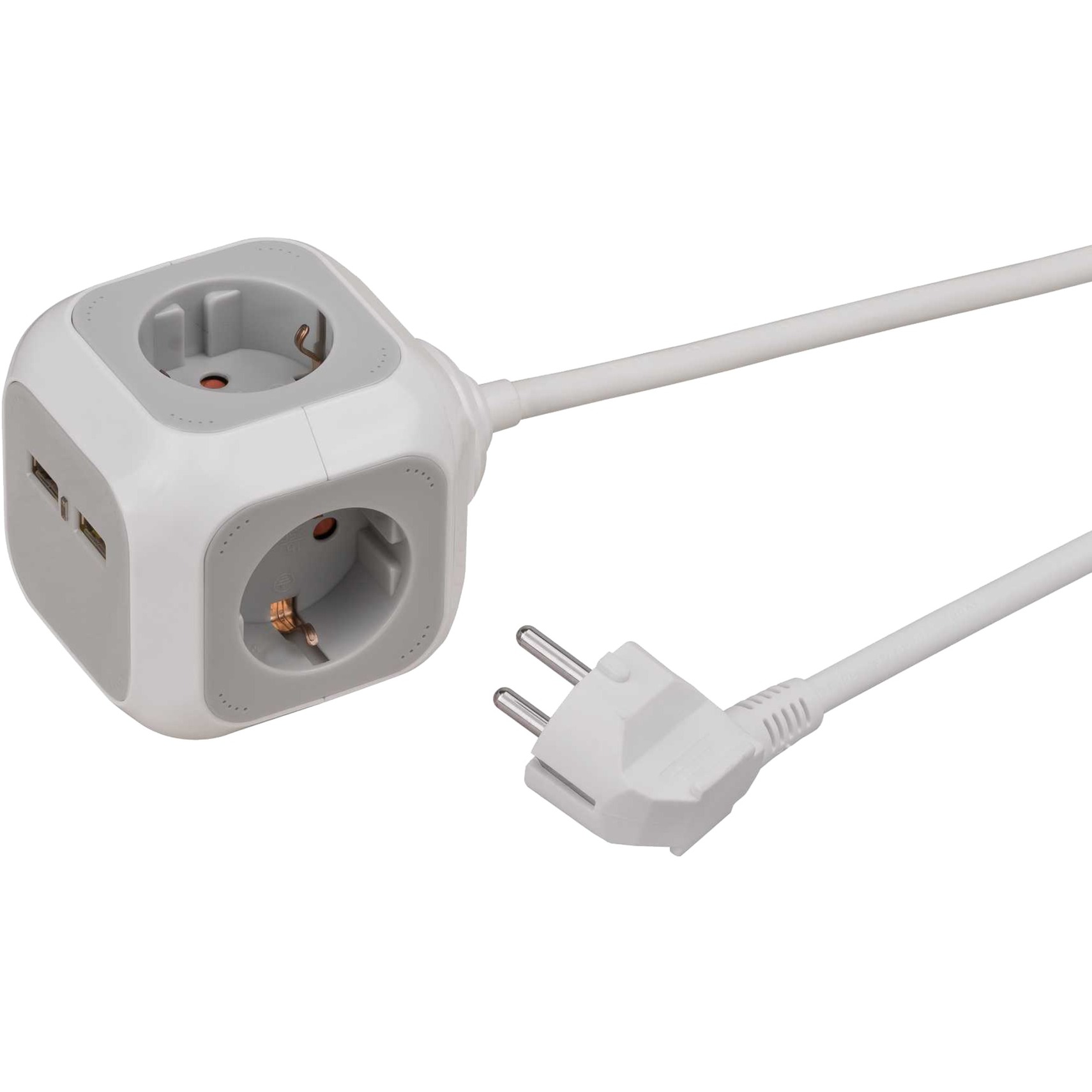 Brennenstuhl Usb-Charger 4-Fold Socket Cube
