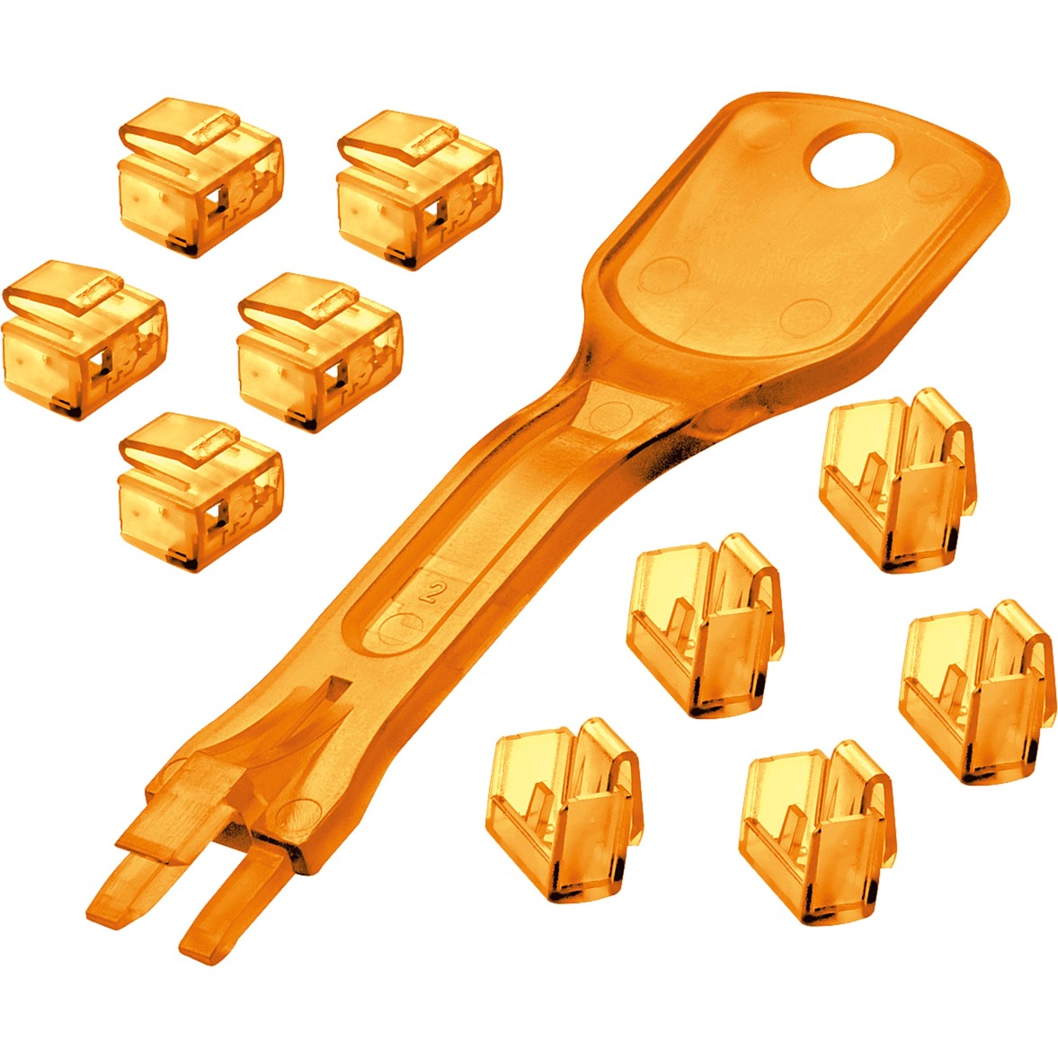 40480 clip sicura Bloccaporte + chiave RJ-45