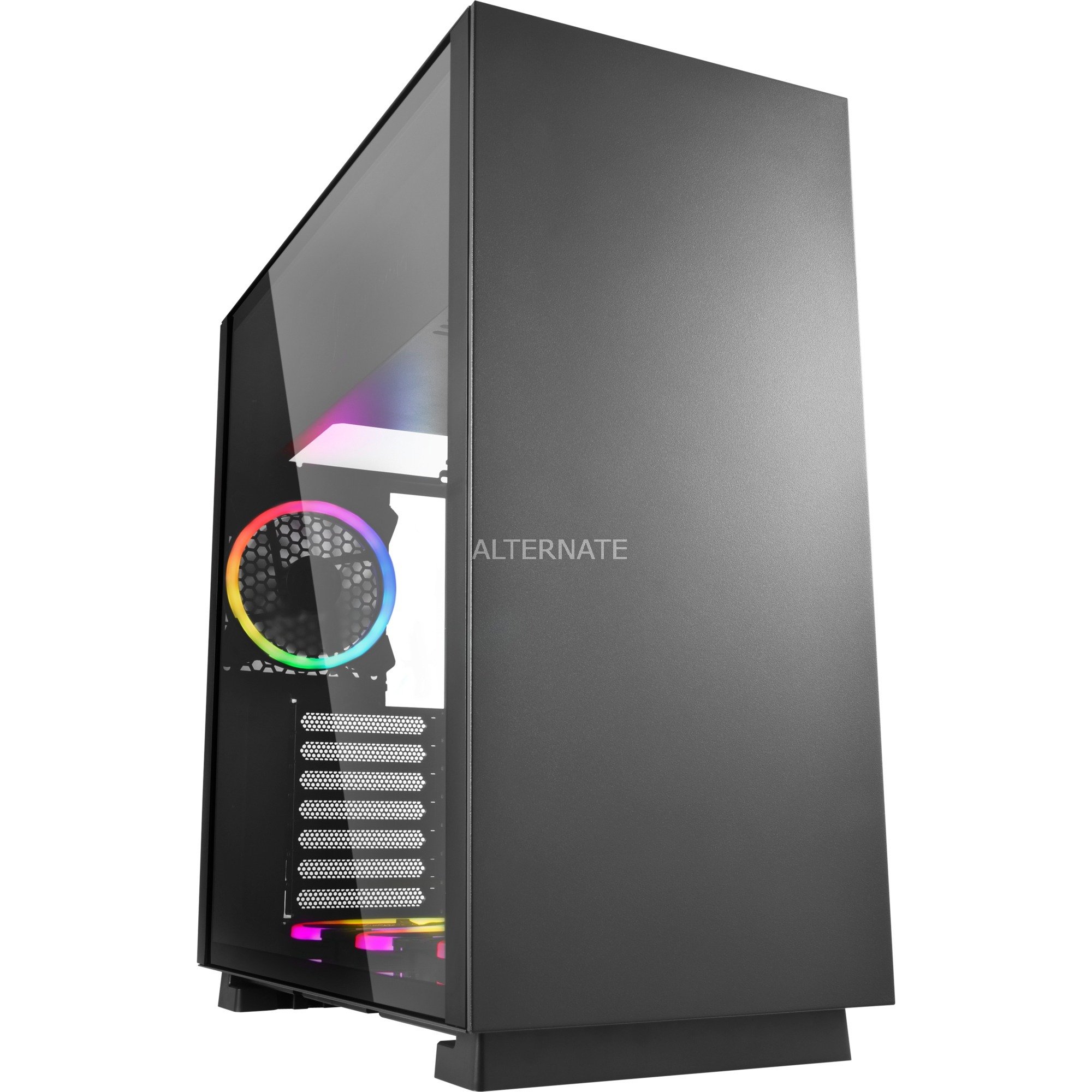 Sharkoon Pure Steel Rgb Addressable Case Da Gaming, Nero-image