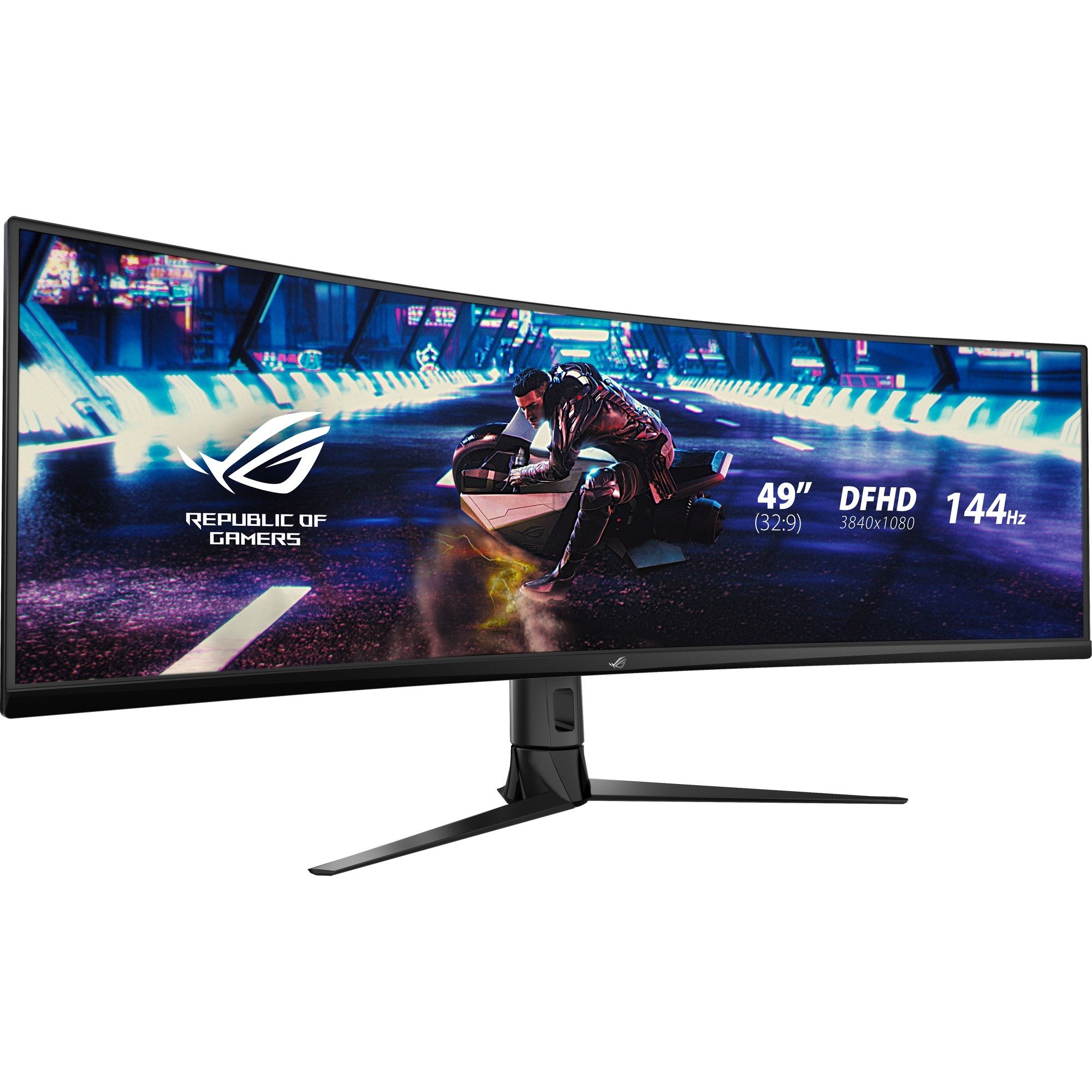 ASUS Monitor Curvo Gaming 49'' LED VA ROG Strix XG49VQ 3840 x 1080 DFHD Tempo di Risposta 4 ms Frequenza di aggiornamento di 144 (Hz)-image