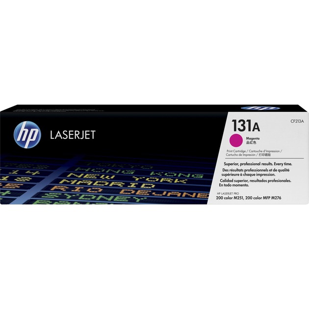 HP 131A CF213A, Cartuccia Toner Originale, 1.600 Pagine, per Stampanti Laserjet serie Pro M251 e M276 MFP, Magenta-image